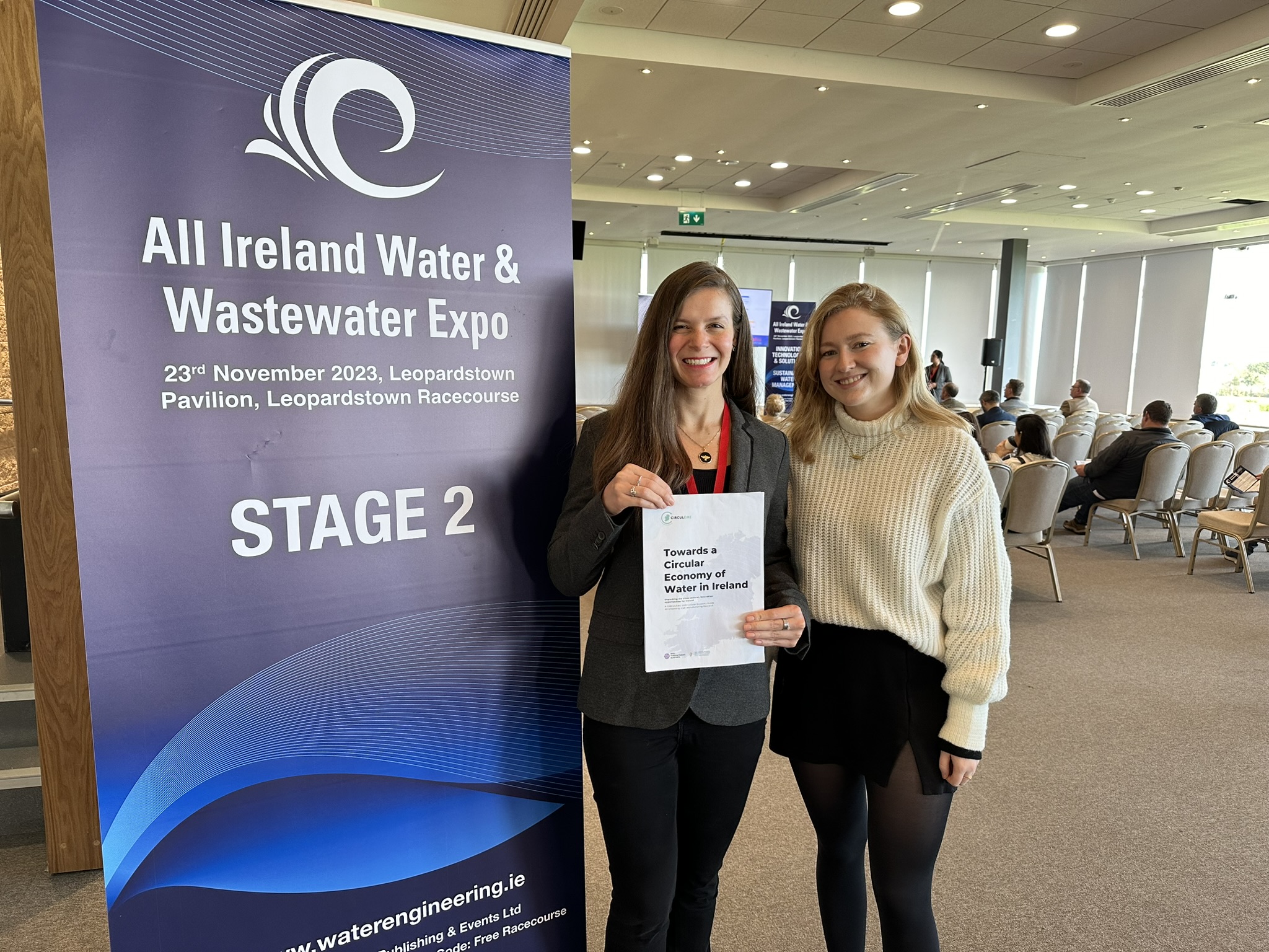 Water Sectoral Guide showcased by Ana Santos and Eva McEnnis at Water Expo